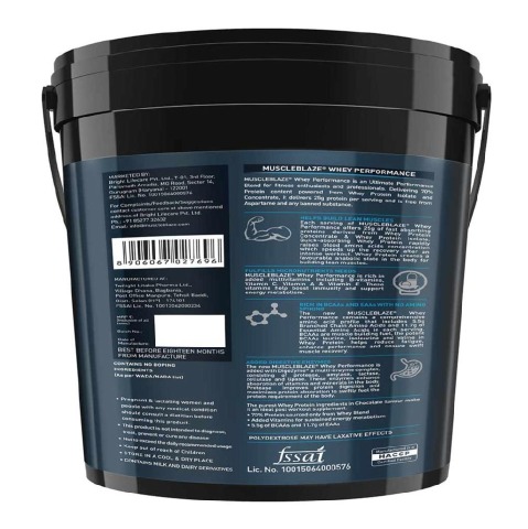 Benefit - MuscleBlaze Whey Performance (70%) Protein, 8.8 lb Chocolate Benefit - MuscleBlaze Whey Performance (70%) Protein, 8.8 lb Chocolate