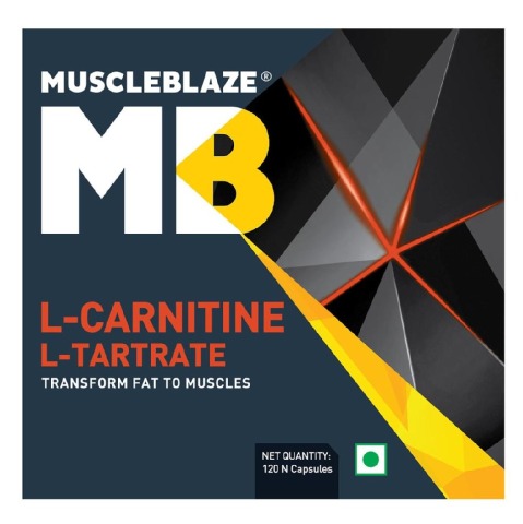 MuscleBlaze L-Carnitine L-Tartrate, 120 capsules Unflavoured MuscleBlaze L-Carnitine L-Tartrate, 120 capsules Unflavoured