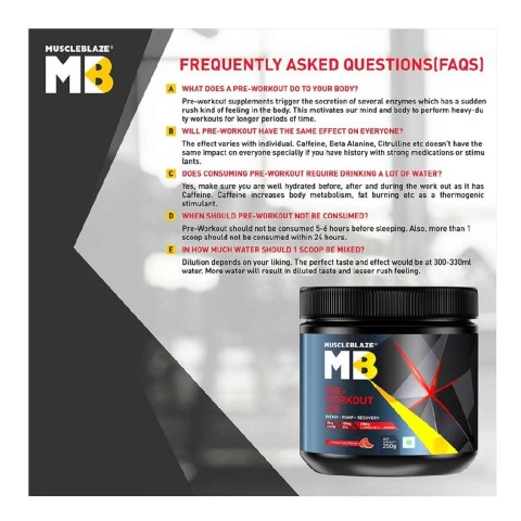 7 - MuscleBlaze PRE Workout 300, 0.55 lb Melon Twist 7 - MuscleBlaze PRE Workout 300, 0.55 lb Melon Twist