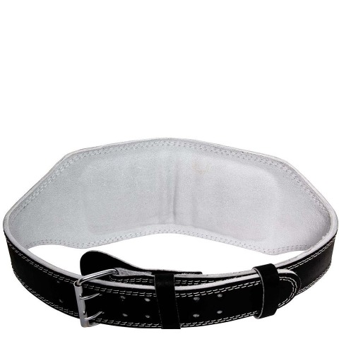 2 - MuscleBlaze Weightlifting Leather Belt, Black 6 Inch Large 2 - MuscleBlaze Weightlifting Leather Belt, Black 6 Inch Large