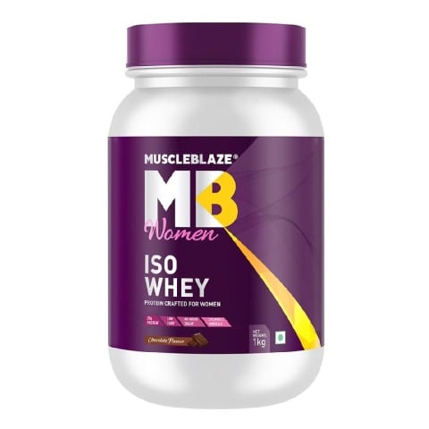 MuscleBlaze Women Iso-Whey, 2.2 lb Chocolate MuscleBlaze Women Iso-Whey, 2.2 lb Chocolate