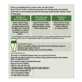 RecommendedUsage - Nouriza My First Protein, 1 kg Vanilla RecommendedUsage - Nouriza My First Protein, 1 kg Vanilla