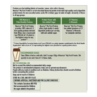 RecommendedUsage - Nouriza My First Protein, 1 kg Chocolate RecommendedUsage - Nouriza My First Protein, 1 kg Chocolate