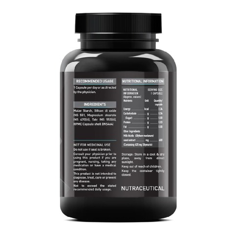 SupplementInfo - MuscleBlaze Milk Thistle, 60 capsules Unflavoured SupplementInfo - MuscleBlaze Milk Thistle, 60 capsules Unflavoured