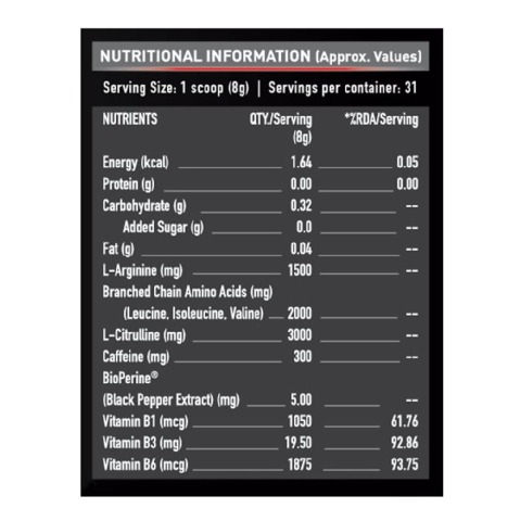 Supplement - MuscleBlaze PRE Workout 300, 0.55 lb Melon Twist Supplement - MuscleBlaze PRE Workout 300, 0.55 lb Melon Twist