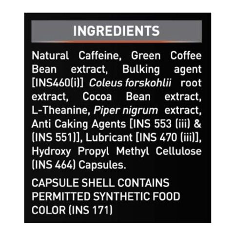 Ingredient - MuscleBlaze Burner PRO Thermogenic Fat Burner, 90 capsules Unflavoured Ingredient - MuscleBlaze Burner PRO Thermogenic Fat Burner, 90 capsules Unflavoured