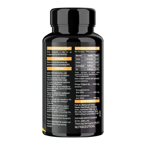 SupplementInfo - MuscleBlaze Fish Oil Gold, 90 capsules SupplementInfo - MuscleBlaze Fish Oil Gold, 90 capsules