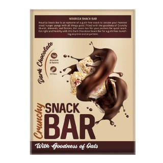 Back - Nouriza Snack Bar, 10 Piece(s)/Pack Dark Chocolate Back - Nouriza Snack Bar, 10 Piece(s)/Pack Dark Chocolate
