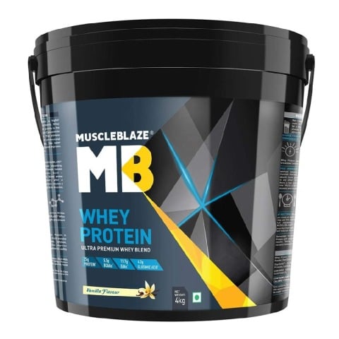 1 - MuscleBlaze Whey Protein, 8.8 lb Vanilla 1 - MuscleBlaze Whey Protein, 8.8 lb Vanilla