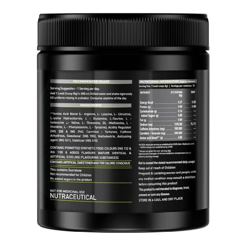 SupplementInfo - MuscleBlaze Amino Charge, 0.55 lb Melon Twist SupplementInfo - MuscleBlaze Amino Charge, 0.55 lb Melon Twist