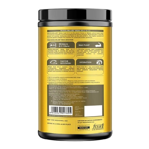 Benefit - MuscleBlaze BCAA Gold, 0.99 lb Raspberry Lemonade Benefit - MuscleBlaze BCAA Gold, 0.99 lb Raspberry Lemonade