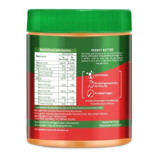 SupplementInfo - Nouriza Peanut Butter (with Added Protein) Unsweetened, 0.5 kg Crunchy SupplementInfo - Nouriza Peanut Butter (with Added Protein) Unsweetened, 0.5 kg Crunchy