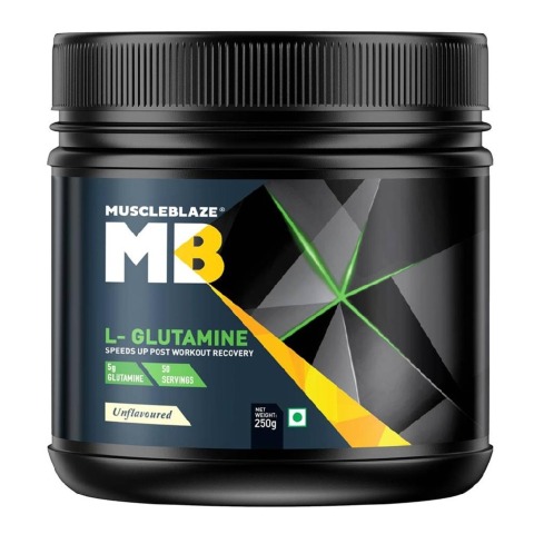 2 - MuscleBlaze L-Glutamine, 0.55 lb Unflavoured 2 - MuscleBlaze L-Glutamine, 0.55 lb Unflavoured
