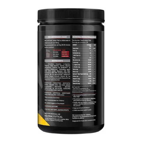 SupplementInfo - MuscleBlaze Torque Pre-Workout, 0.99 lb Icy Blue Splash SupplementInfo - MuscleBlaze Torque Pre-Workout, 0.99 lb Icy Blue Splash