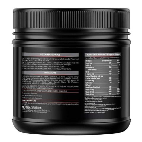 4 - MuscleBlaze PRE Workout 300, 0.55 lb Fruit Punch(SupplementInfo) 4 - MuscleBlaze PRE Workout 300, 0.55 lb Fruit Punch(SupplementInfo)