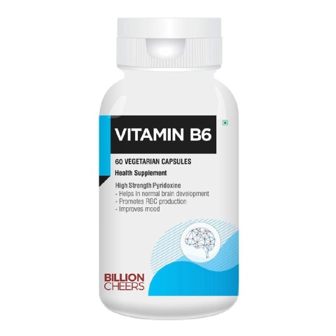 1 - Billion Cheers Vitamin B6,  60 capsules  Unflavoured 