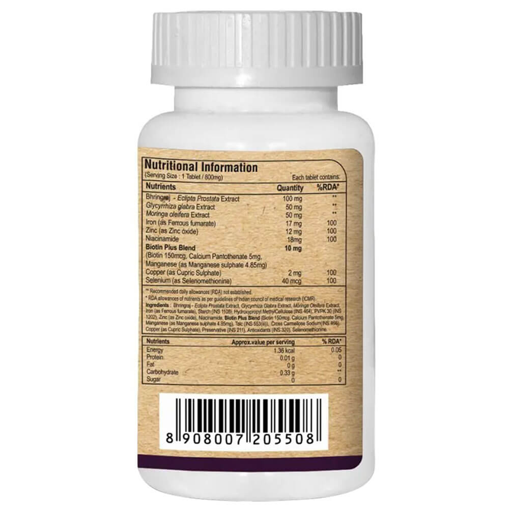 nutritioninfo - Pure Nutrition Biotin Plus 10000 mcg,  90 tablet(s)  Unflavoured 