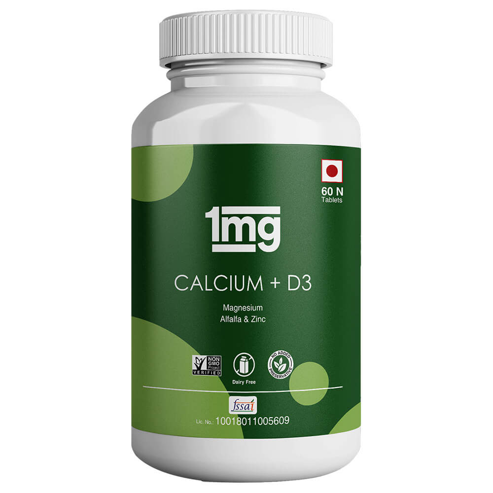 1 - 1MG Calcium + D3,  60 tablet(s)  Unflavoured 