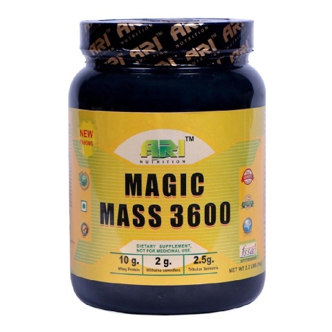 1 - Ari Nutrition Magic Mass 3600,  1 kg  Chocolate 
