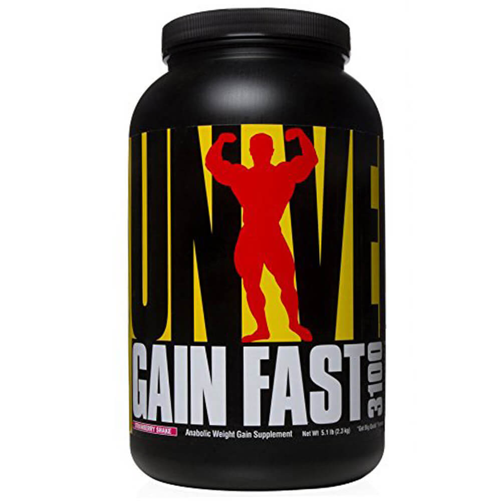 Universal Nutrition Gain Fast 3100,  5.1 lb  Strawberry Shake 