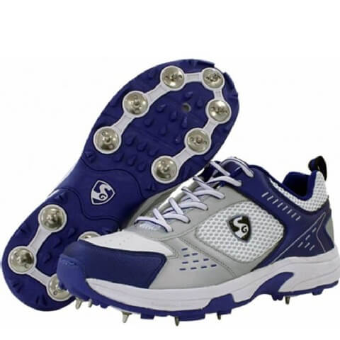 SG Xtreme Li Cricket Shoes,  White & Blue  11 
