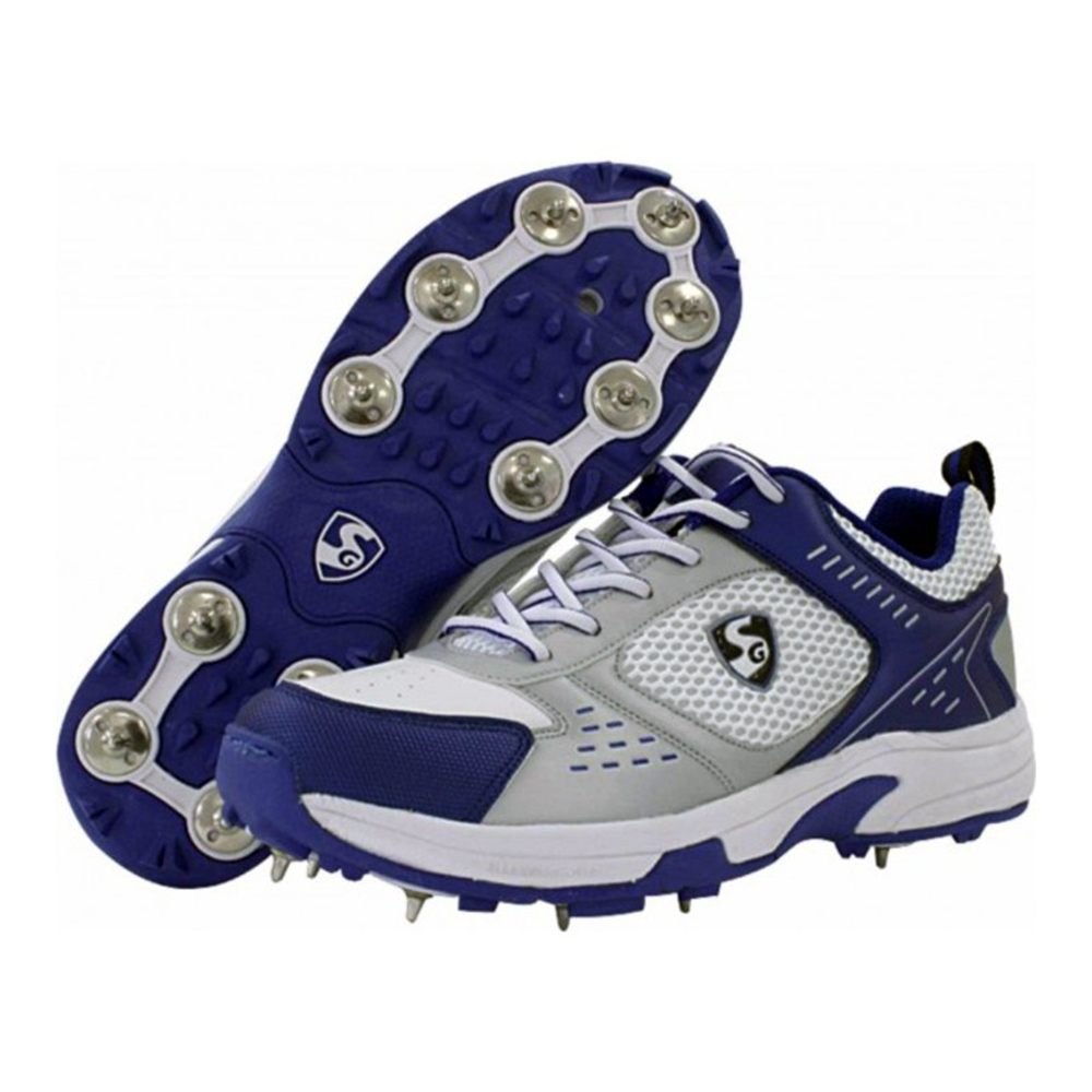SG Xtreme Li Cricket Shoes,  White & Blue  11 