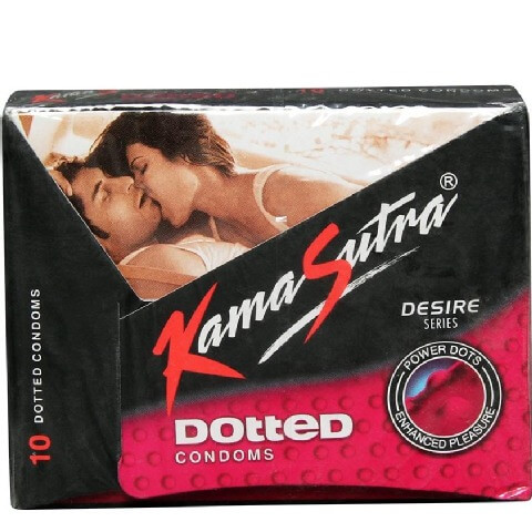 Kamasutra Dotted Condoms,  Unflavoured  20 Piece(s)/Pack 