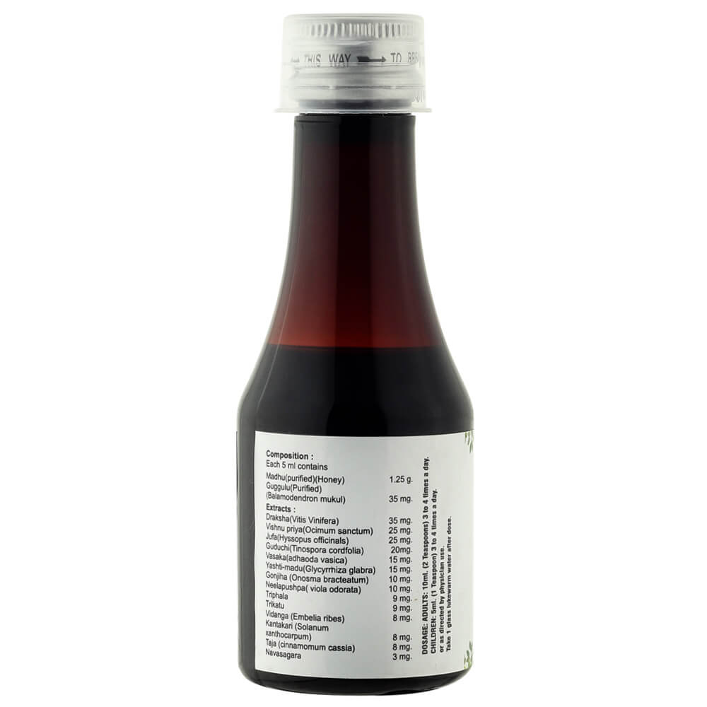 composition - Bio Leafage Adulsa Cough Syrup,  100 ml 