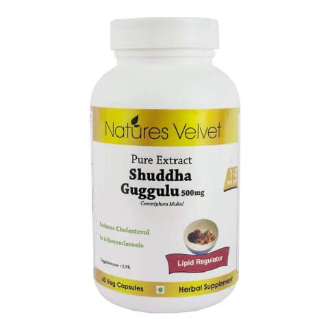 Natures Velvet Shuddha Guggulu Pure Extract (500 mg), 60 veggie capsule(s) Natures Velvet Shuddha Guggulu Pure Extract (500 mg), 60 veggie capsule(s)