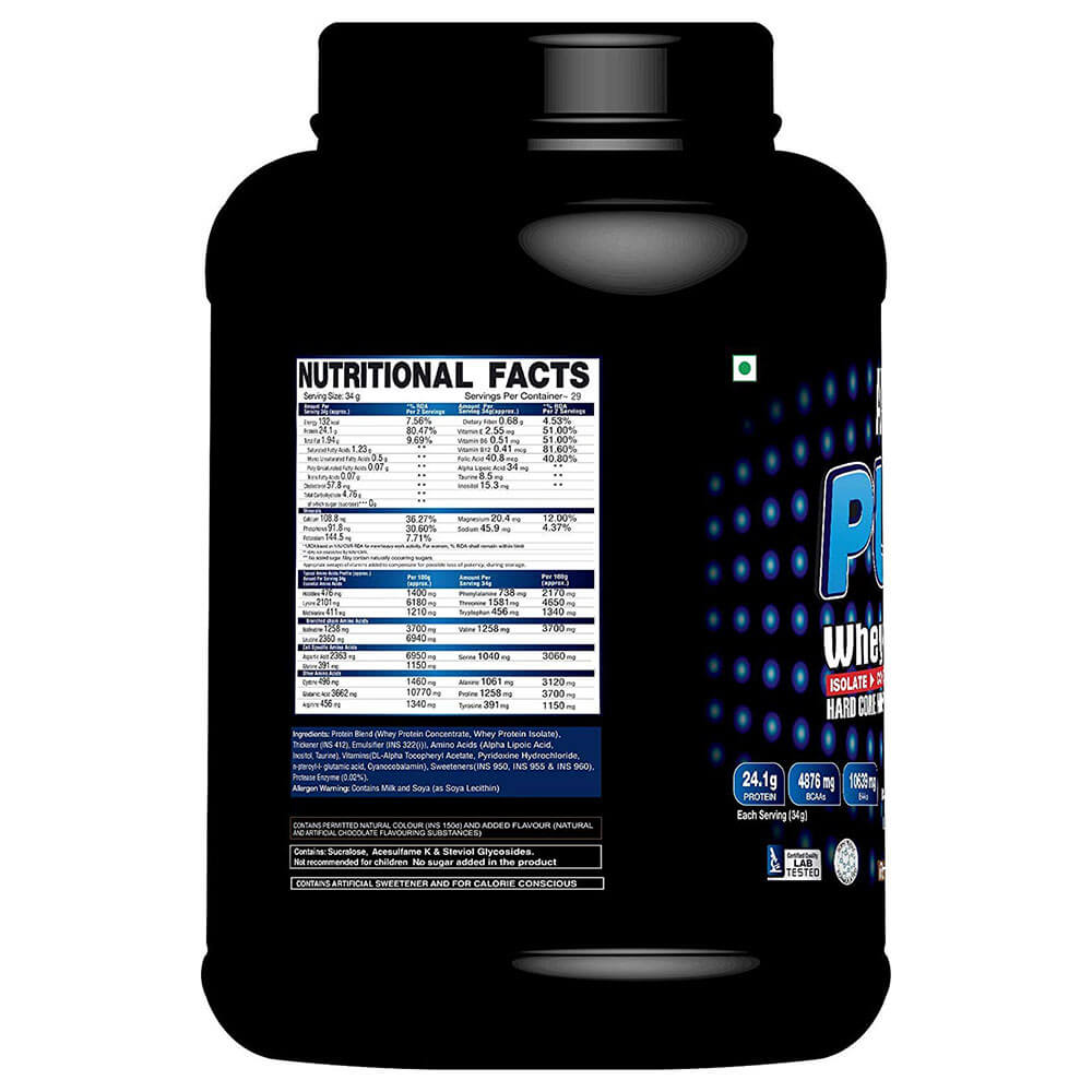 supplementinfo - Aminoz Pure Whey Protein,  2.2 lb  Strawberry 