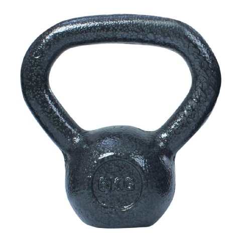 Fitsy Iron Kettelbell,  Black  6 kg 