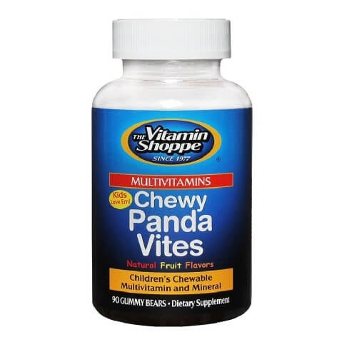 The Vitamin Shoppe Chewy Panda Vites,  90 gummies  Unflavoured 