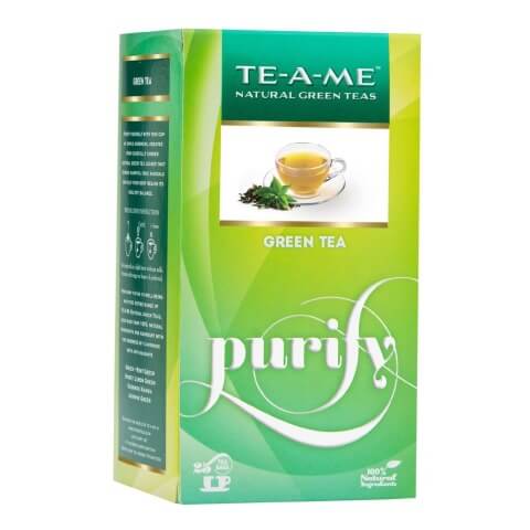 TE-A-ME Green Tea, 25 Piece(s)/Pack Unflavoured TE-A-ME Green Tea, 25 Piece(s)/Pack Unflavoured