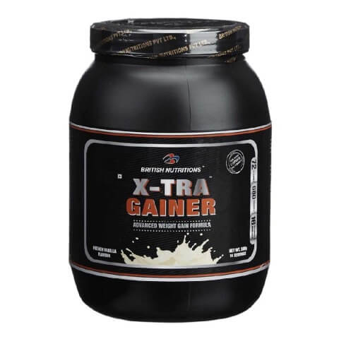 British Nutritions X-Tra Gainer, French Vanilla 1.1 lb British Nutritions X-Tra Gainer, French Vanilla 1.1 lb
