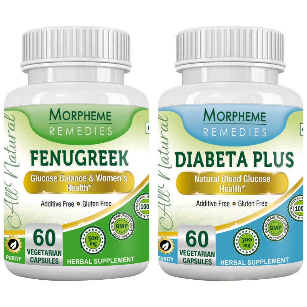 Morpheme Remedies Fenugreek + Diabeta Plus, 120 capsules at Best Price