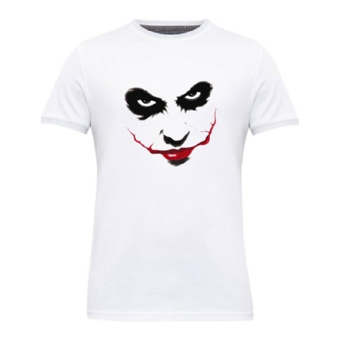 1 - Gym Brute Joker T-Shirt,  White  Medium 