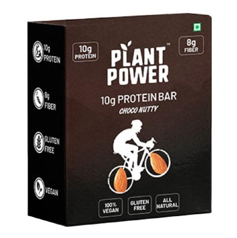 1 - Plant Power 10g Protein Bar,  6 Piece(s)/Pack  Choco Nutty 