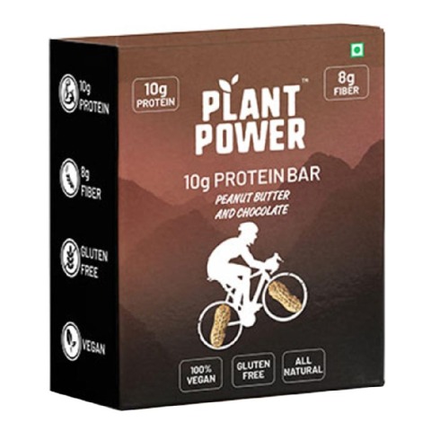 1 - Plant Power 10g Protein Bar,  6 Piece(s)/Pack  Peanut Butter & Chocolate 