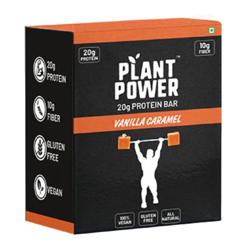 1 - Plant Power 20g Protein Bar,  6 Piece(s)/Pack  Vanilla Caramel 