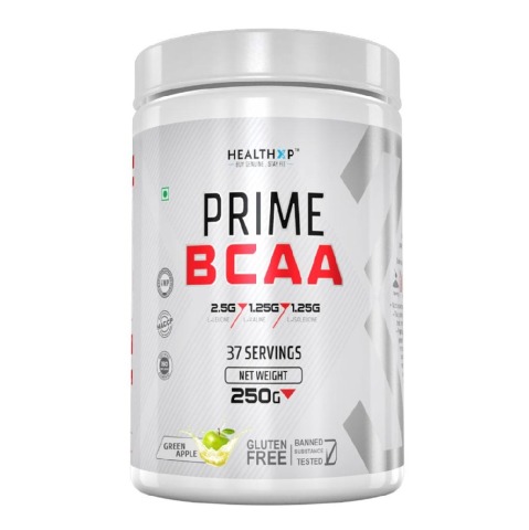 2 - HealthXP Prime BCAA, 0.55 lb 37 Servings Green Apple