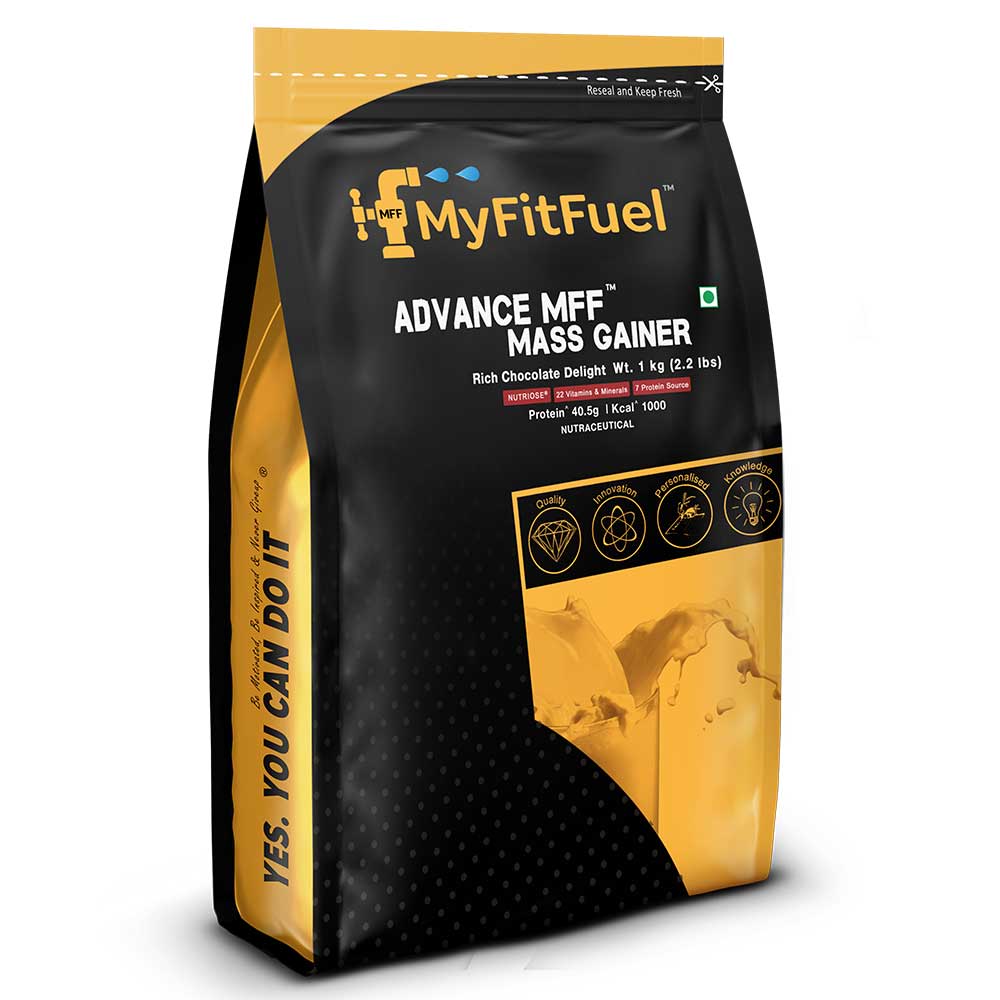 1 - MyFitFuel Advance MFF Mass Gainer,  2.2 lb  Rich Chocolate Delight 