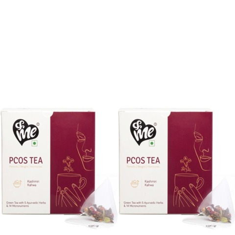 &Me Pcos Tea for Women 14 Tea Bag(s) Kashmiri Kahwa - Pack of 2