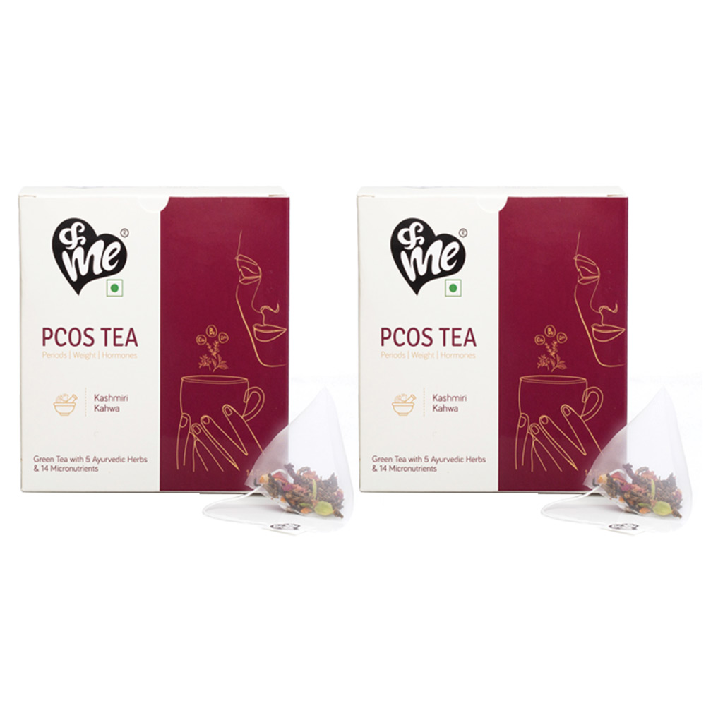 &Me Pcos Tea for Women 14 Tea Bag(s) Kashmiri Kahwa - Pack of 2
