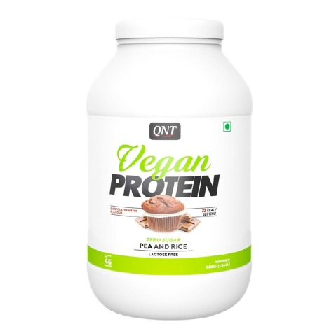QNT Vegan Protein,  2 lb  Chocolate Muffin 
