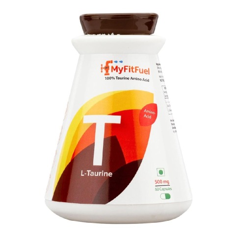 1 - MyFitFuel L Taurine 500 mg,  60 capsules  Unflavoured 