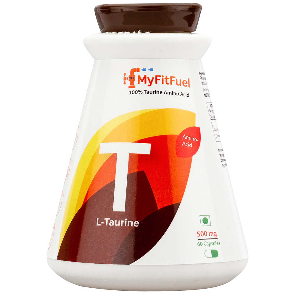 1 - MyFitFuel L Taurine 500 mg,  60 capsules  Unflavoured 