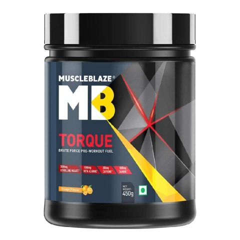 1 - MuscleBlaze Torque Pre-Workout OP,  0.99 lb  Orange 