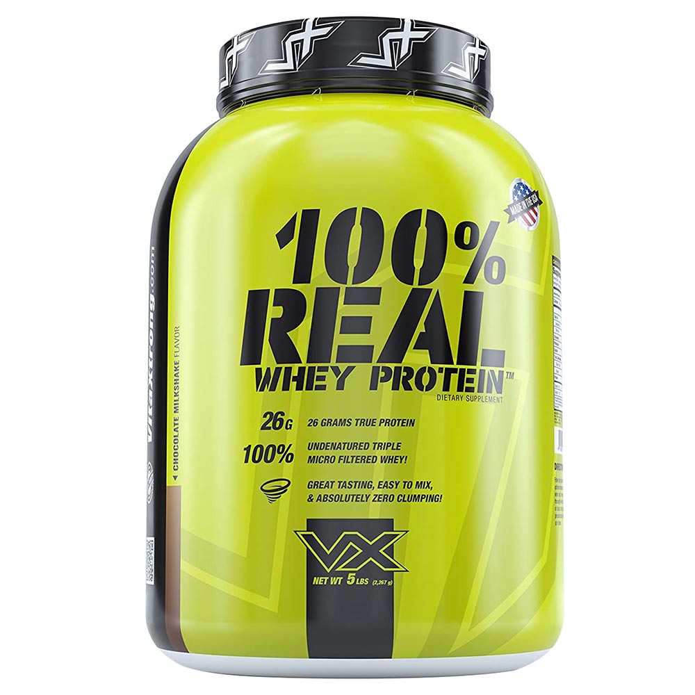 VX Nutrition 100% Real Whey Protein,  5 lb  Vanilla 