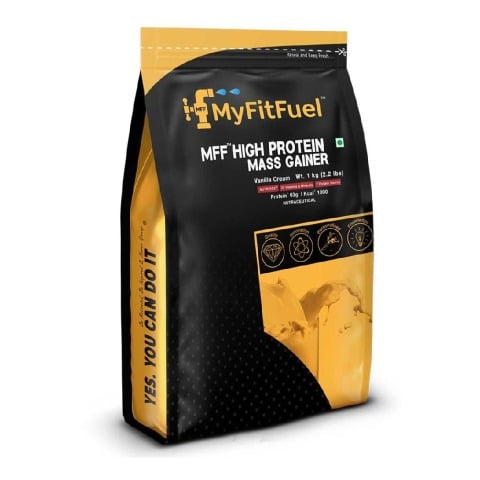 2 - MyFitFuel MFF High Protein Mass Gainer, 2.2 lb Vanilla Cream