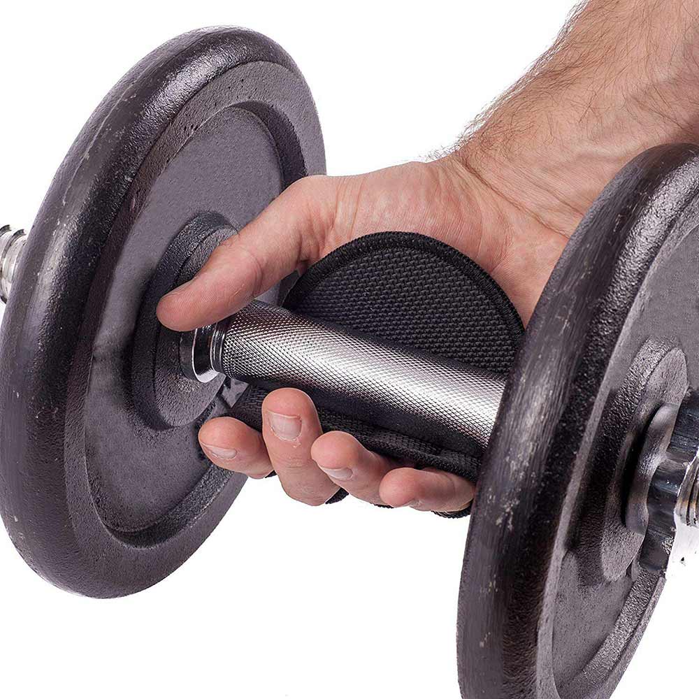 1 - Fitsy Gym Hand Grip,  Black (Pair) 
